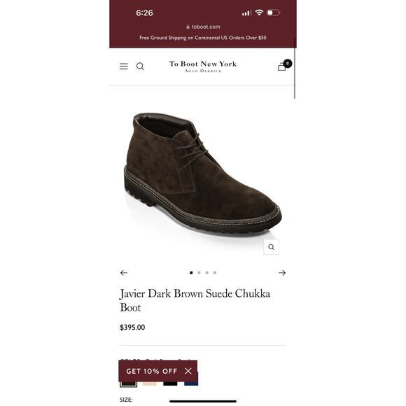 To Boot New York Chukkas NIB size 9.5 - Picture 3 of 10